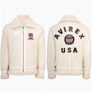 Avirex Icon Shearling Jacket size XL